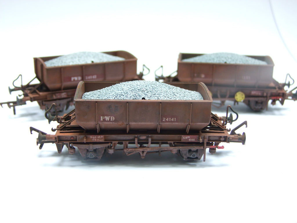Weathered Ballast Wagon examples!